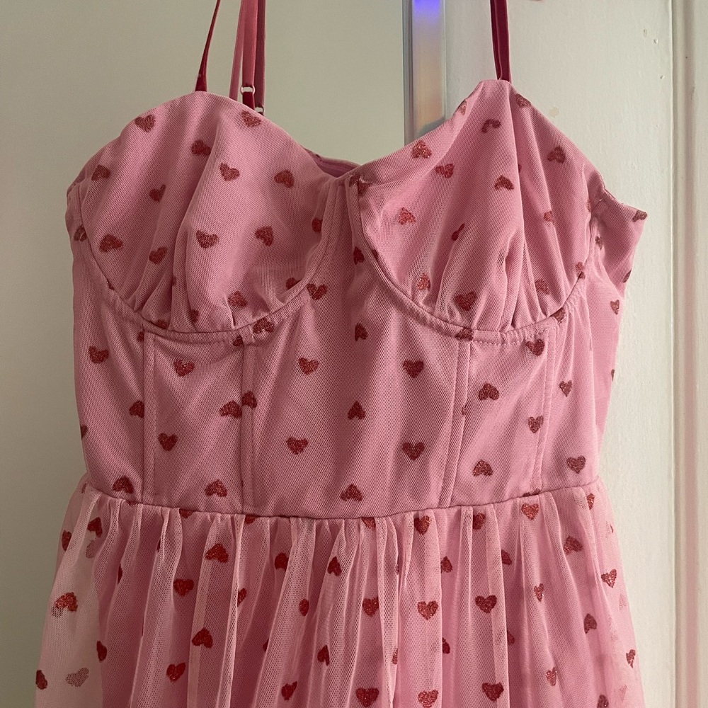 Viral Betsey Johnson Hearts Tulle Dress - Picture 7 of 7